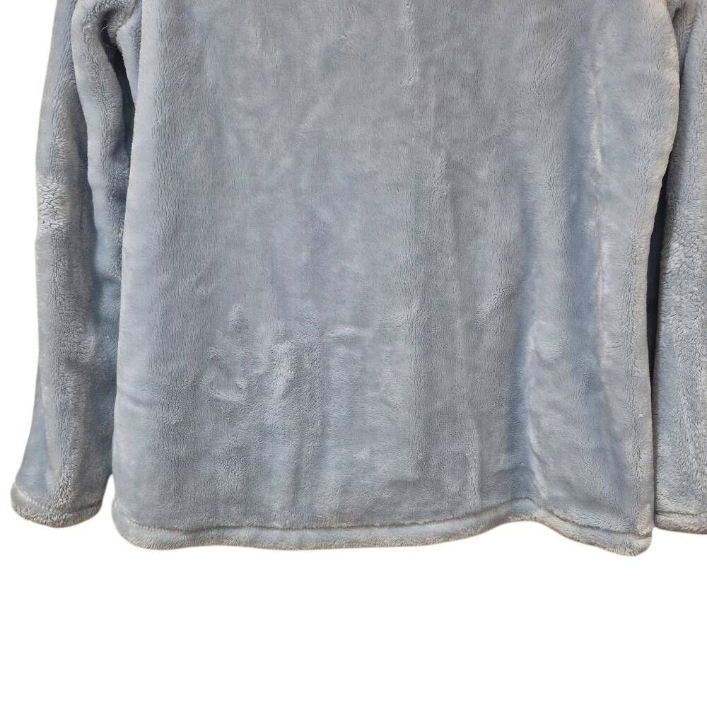 32 Degrees Heat Plush Faux Fur Full Zip Jacket Women Size L Blue Gray EUC - Picture 6 of 11